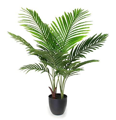 Arnusa Künstliche Palme 90cm KP111 Kunstpflanze Kunstpalme Zimmerpflanze Topfpflanze Dekopalme