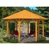 Skan Holz Pavillon Nice 2 Leimholz 484 cm x 484 cm Eiche hell