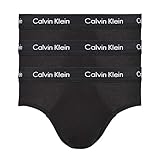 Calvin Klein herren 3P hip brief underpants, Black W. Black Wb, M