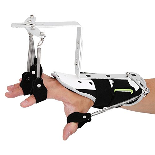 Enstellbare Finger Handgelenk orthotics Trainingsgerät, Hand Rehabilitation Training Finger Orthesen für Schlaganfall Hemiplegie Patienten Sehnen Übung