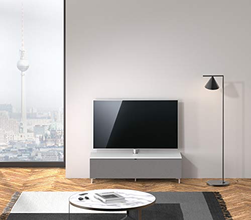 SPECTRAL® Just-Racks TV-Lowboard JRB1304 mit Stoffklappe inkl. TV-Halterung, Breite 130 cm, Snow…