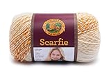 Lion Brand Yarn Artikel 826 Scarfie Garn, 3er-pack Cream/mustard