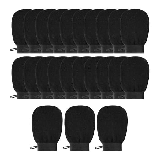 20 StüCk Peelinghandschuh, Bulk-Peelinghandschuh, KöRperwäScher, 150D-Viskosefaser, Deep Skin, Koreanischer Peelinghandschuh für das Bad