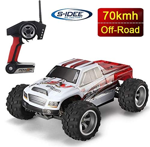 s-idee® 18108 A979-B RC Auto Buggy Monstertruck 1:18 Truck mit 2,4 GHz 70 km/h schnell WL