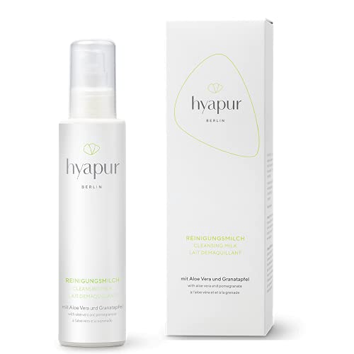 hyapur® - GREEN Reinigungsmilch 150ml - Die sanfte Gesichtsreinigung - zur Anti-Aging-Pflege mit Bio- Vegan- Natur- Kosmetik aus Berlin