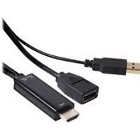 Club 3D CAC-2330 - Videoanschluß - DisplayPort / HDMI - HDMI (M) bis DisplayPort - 18 cm