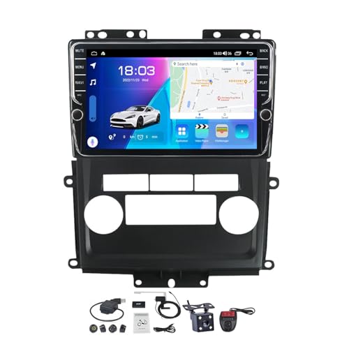 VOLEMI Android 11 Autoradio 2 DIN mit Bluetooth 5.0 Freisprecheinrichtung für Nissan Frontier 2009-2012 mit GPS Carplay Android Auto, 9 Zoll Screen FM RDS DAB+ Radio/Rückfahrkamera (Size : K400S)