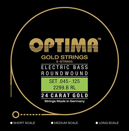 Optima Bass 5 Stück 2299/1B 045-125 gold