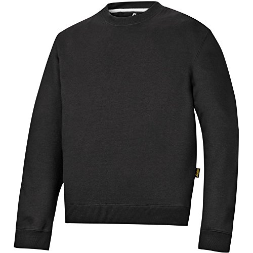 Snickers Rundausschnitt Sweatshirt schwarz Größe: L