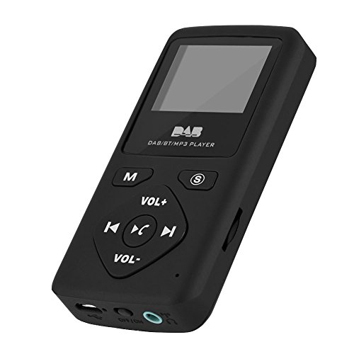 DAB/DAB+ Radio, Tragbarer Bluetooth-Digitalradio-Player, UKW-Radio, MP3-Player mit TF-Karte, Zum Gehen, Reiten, Laufen und Fitness