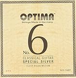 Optima No.6 Classical SPECIAL SILVER Strings, Nylon Set - Medium Tension