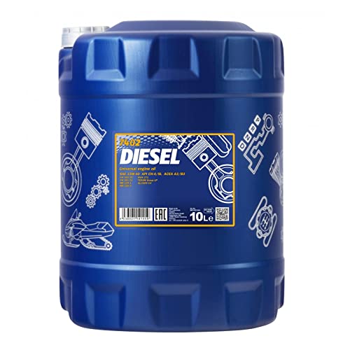 MANNOL Diesel 15W-40 API CG-4/CF-4/CF/SL Motorenöl, 10 Liter