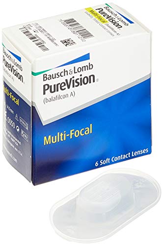 Purevision Multifocal Monatslinsen weich, 6 Stück / BC 8.6 mm / DIA 14.0 / ADD LOW / +1,50 Dioptrien