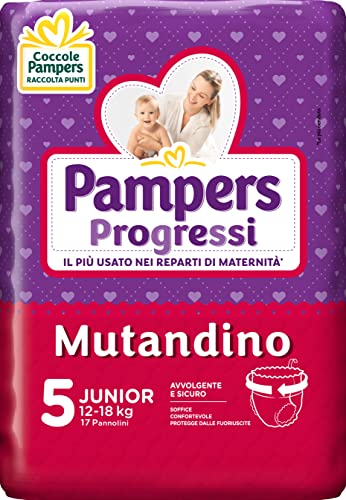 Pampers Progressi Mutandino Junior Größe 5 (12-18kg) 17 Windeln