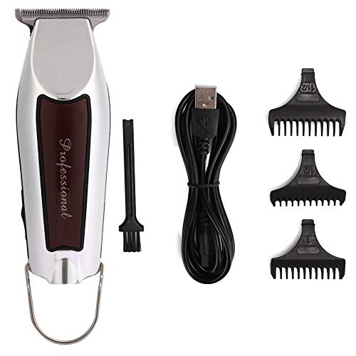 Haarschneider für Männer, Wiederaufladbarer USB-Profi Elektrischer Haarschneider Haarmodellierung Carving Shaver Haarschneider Rasiermaschine mit 0,5-1,5 mm Führungskamm für Kinder Erwachsene(USB)