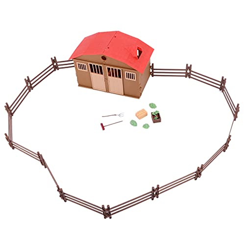 ENERRGECKO Simuliertes Sand Tabellen Szenen Modell des Bauernhof Ranch Haus Spielzeug Set Kinder Intelligenz Spielzeug Modells