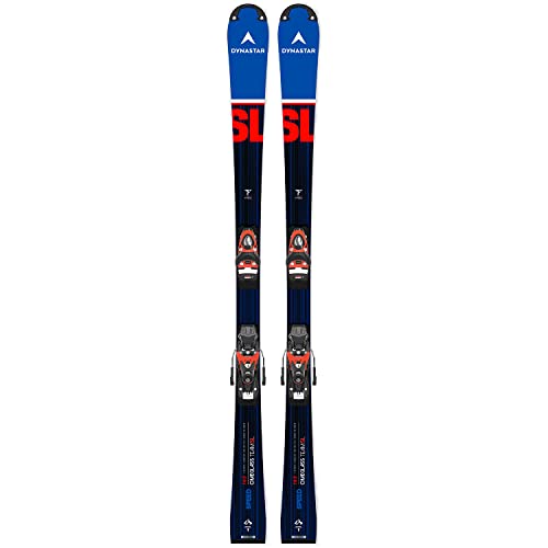 DYNASTAR - Ski-Set Speed TM SL R21 + Bindungen Spx 10, Schwarz, für Jungen – Größe 135 – Schwarz
