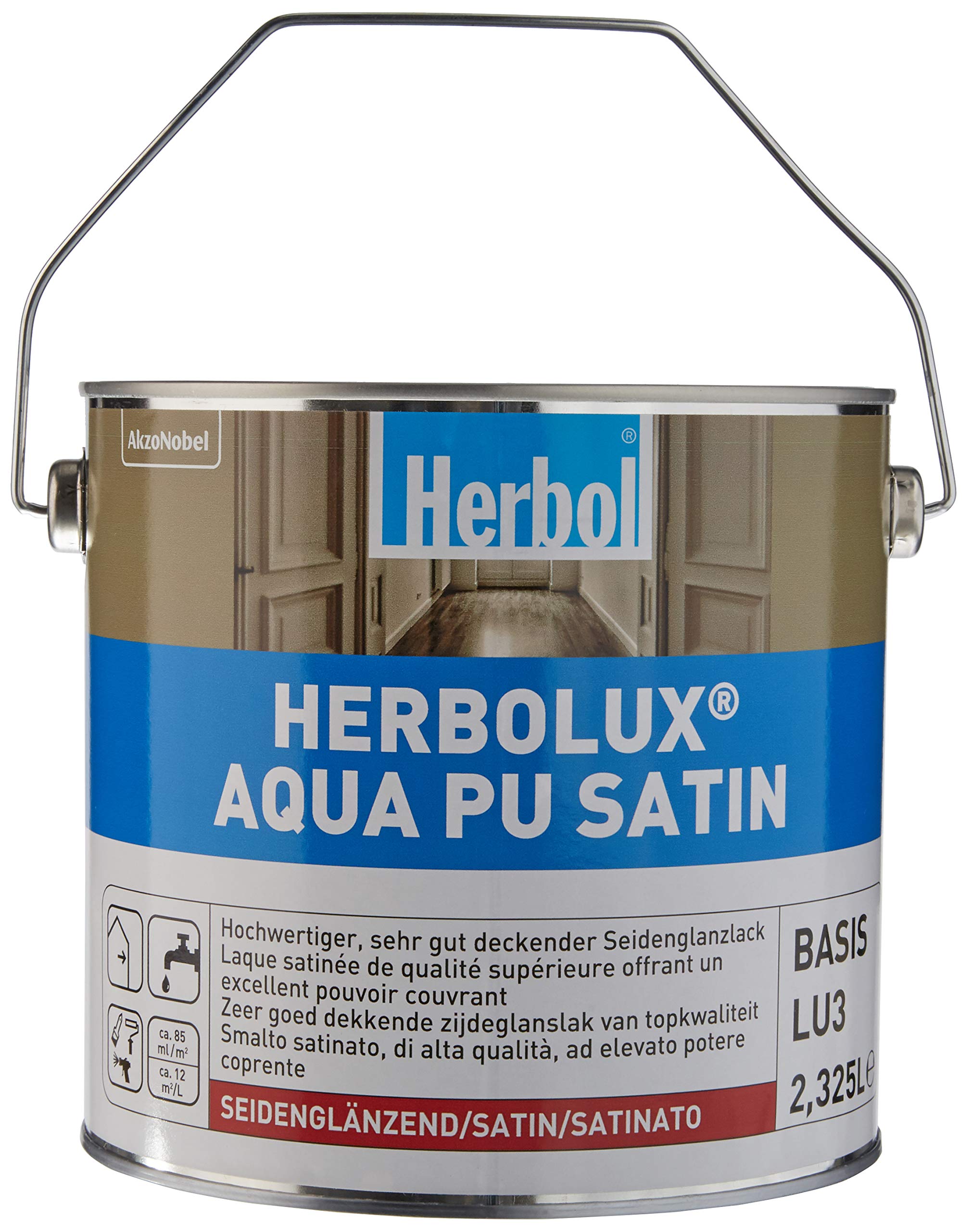 Herbol Herbolux Aqua PU Satin Basis 2,325 ltr. 2,500 L
