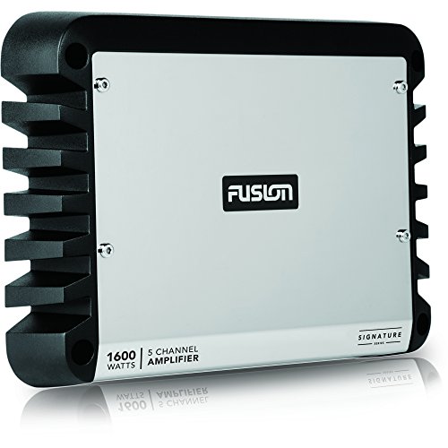 FUSION Unisex SG-DA51600 D-Class 5 Channel Signature Series Amplifier, Silver