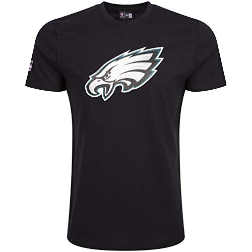 New Era Herren Philadelphia Eagles T-Shirt, Schwarz, L