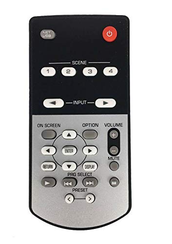 Ersatz-Fernbedienung kompatibel mit Yamaha RX-A2010 RXA2010BL RAV41 RX-A3010 WY19980 RX-A2010BL RXA2010 RXA3010 Audio Video AV Receiver