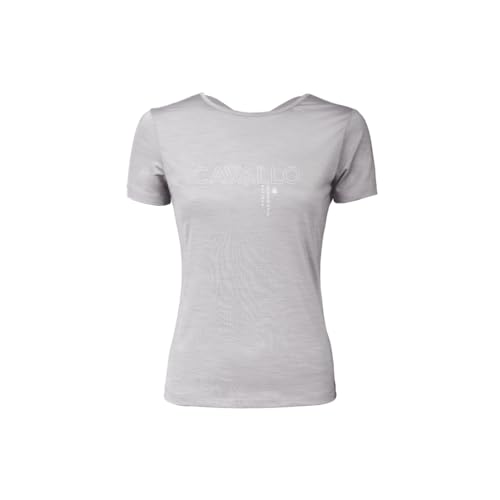 Cavallo - Dulce, Damen T-Shirt (DE/NL/SE/PL, Numerisch, 38, Regular, Regular, Grau)