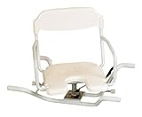 Days Swivelling White Line Bath Seat (Eligible for VAT relief in the UK), Bathing Aid for Handicapped, Disabled, or Elderly, Rotating Seat with Handle, Easy to Get in and Out of the Bathtub