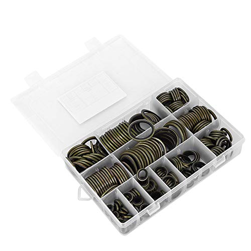 240 Stücke Gummi O-Ring Sortiment Kit für Isolationsdichtung Washer Dichtungen Klimaanlage Auto Auto Fahrzeug Reparatur