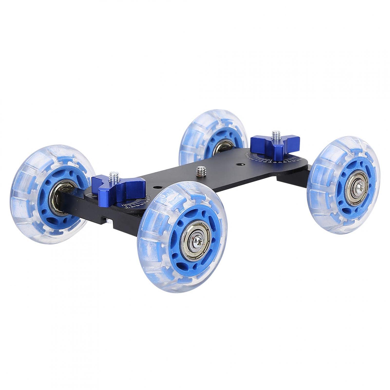 Aigid Kamera Dolly Skater，Mini Desktop 10KG Lastschiene Roller Track Slider Dolly Skater Auto für DSLR Kamera Camcorder