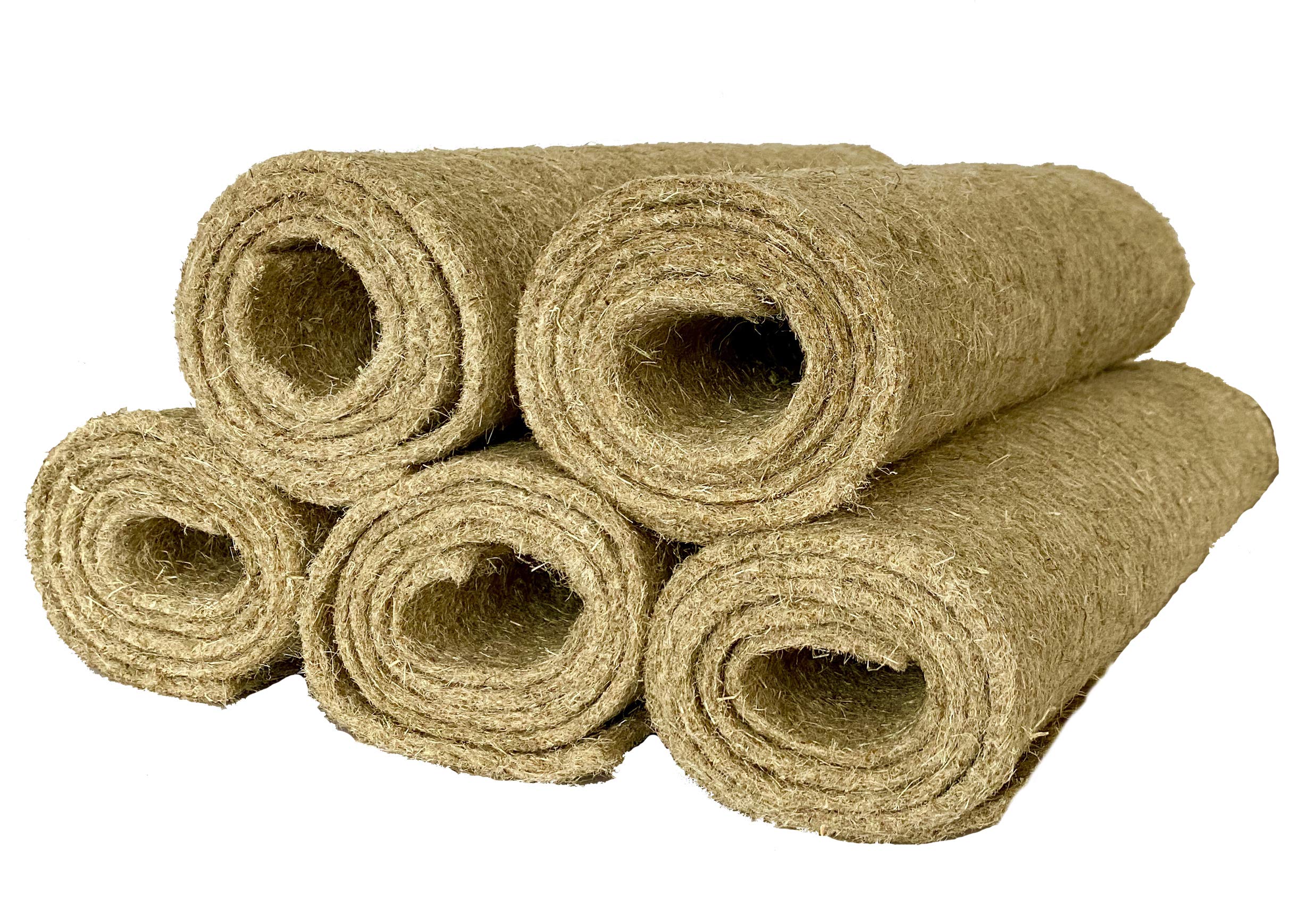 Nager-Teppich aus 100 % Hanf, 100 x 40 cm ca. 5 mm dick, 5er Pack (EUR 5,79/Stück), Nagermatte, Hanfmatte geeignet als Käfig Bodenbedeckung, und Kleintiere, Haustier-Schlafmatten, Käfigleinlage