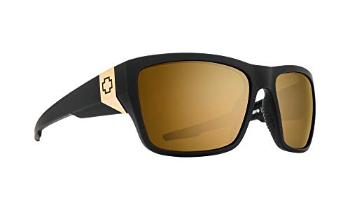 Spy Unisex Dirty Mo 2 Sonnenbrille, Matt Schwarz/Gold, L