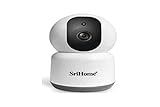 SriHome Security Camera Indoor, 4MP 1080P WiFi Home Surveillance Camera with Phone App, Night Vision, 2Way Audio, Privacy Protection, Garden, Baby, Pets and Nanny Monitor