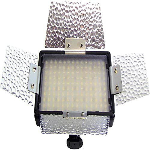 BeMatik - LED Lampe 8,40 W-Kamera mit Akku 140LED