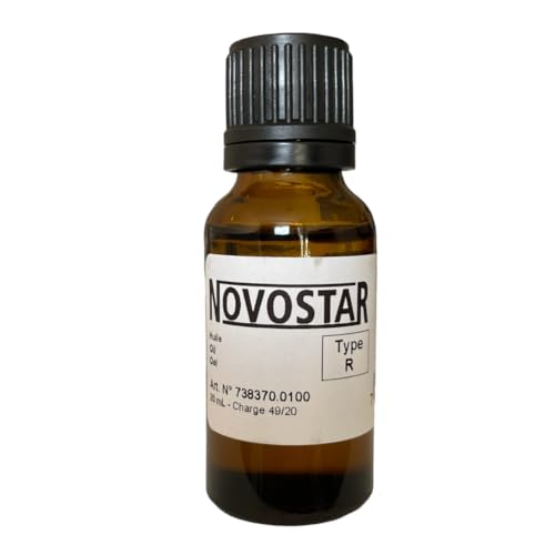 BUZZUFY Novostar Öl Typ R, für Wecker- und Pendeluhren, 20 ml, Weiss/opulenter Garten, Classic