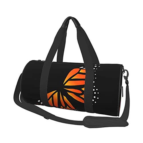 Monarch Butterfly Reisetasche, große Sporttasche, multifunktionale Übernachtungstasche für Männer und Frauen