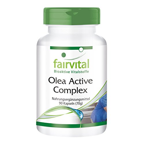 Olea Active Complex - VEGAN - 90 Kapseln - Kombination aus B-Vitaminen, Folsäure, Olivenblatt, Schisandra, Granatapfel und OPC
