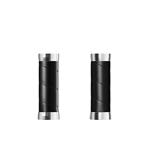 Brooks Slender Leather Grips (100 + 100 mm) – Black-New22 Lenker für Erwachsene, Unisex, Schwarz, Standard