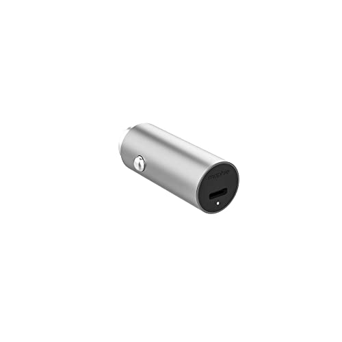 ZAGG mophie KFZ-Ladegerät, USB-C-Anschluss, Schnellladung 18 W, Silber