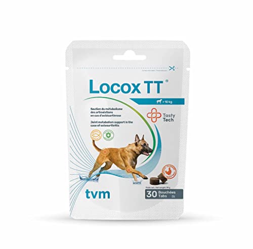 TVM Locox TT | 30 Tabletten | Ergänzungsfuttermittel für Hunde | Kann hilfreich Sein bei der Unterstützung der Gelenkfunktion und dem Erhalt der Gelenkgesundheit