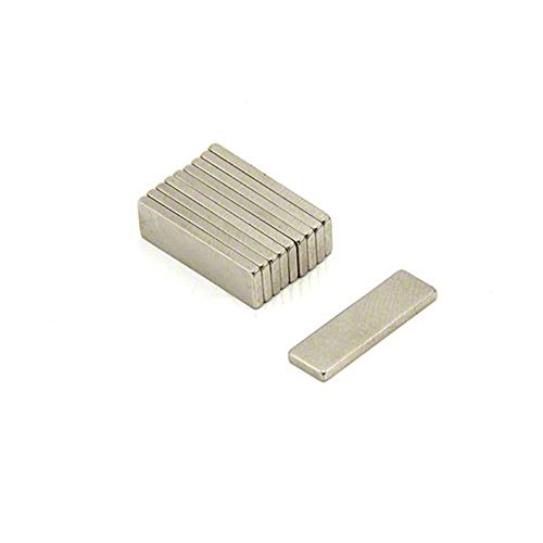 Magnet Expert® 20 x 6 x 1.5 mm dick N35 Neodymium Magnet - 1.1kg Pull (100 Stück)