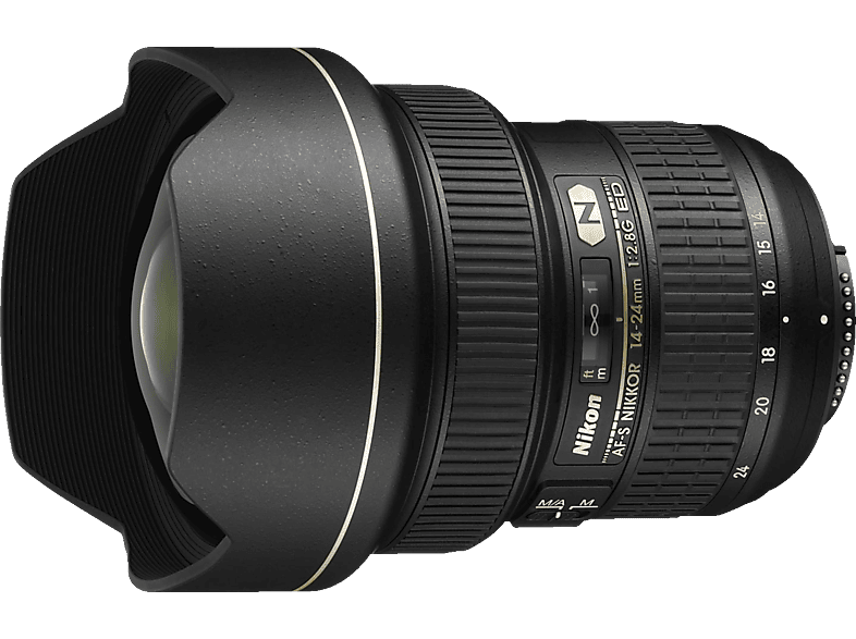 NIKON AF-S NIKKOR 14-24mm 1:2,8G ED 14 mm - 24 f/2.8 AF-S, ED, N (Objektiv für Nikon F-Mount, Schwarz)