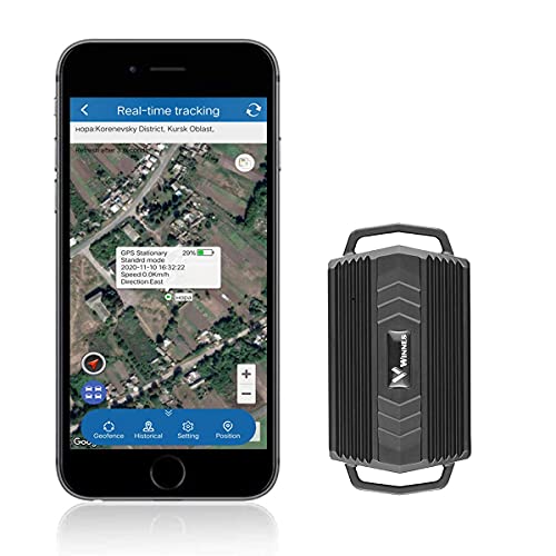 Starker magnetischer GPS-Tracker, Standby Zeit 90 Tage GPS/AGPS Duale Echtzeit Positionierung Tragbarer Auto Motorrad GPS Ortungsgerät