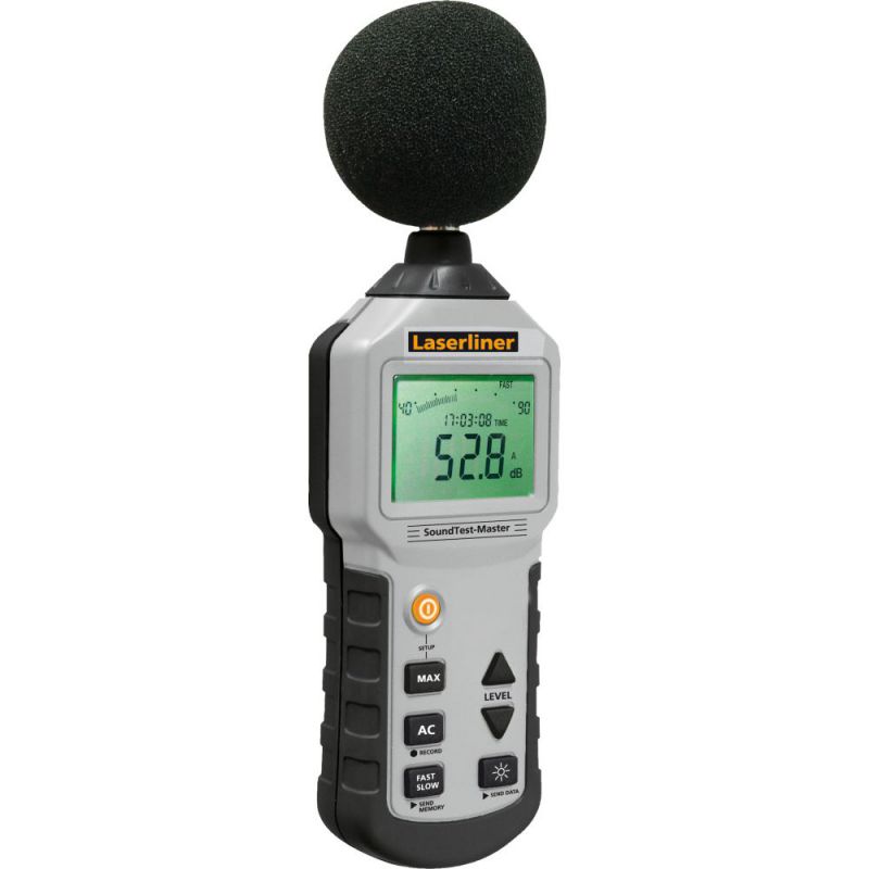 Schallpegel-Messgerät Datenlogger Laserliner SoundTest-Master 31.5 Hz - 8000 Hz 30 - 130 dB Werksstandard (ohne Zertifikat)