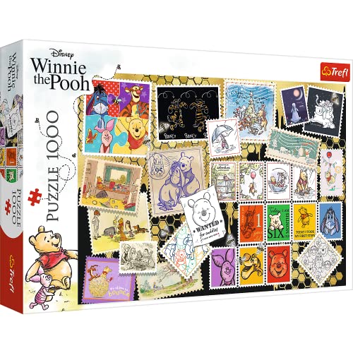 Trefl 10667 Puuh Kollektion, Disney Winnie The Pooh 1000 Teile, Premium Quality, für Erwachsene und Kinder ab 12 Jahren Puzzle, Farbig