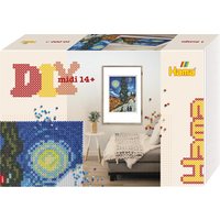 HAMA - Pixel Art Van Gogh Box - 10.000 Perlen und 6 Platten - Bügelperlen Größe Midi - Kreativ