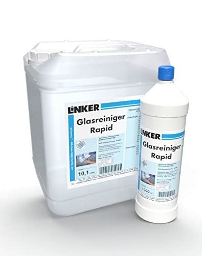 Linker Chemie Glasreiniger Rapid 10,1 Liter Kanister ohne Flasche | Reiniger | Hygiene | Reinigungsmittel | Reinigungschemie |