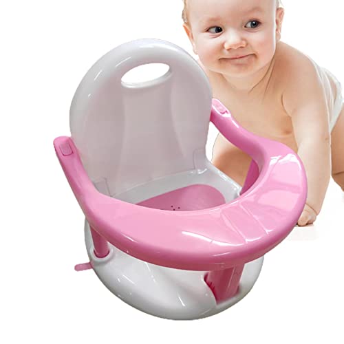 Badesitz für Babys | Rutschfester Kleinkinder-Badestuhl für die Badewanne | Badezimmerstuhl mit Rückenlehne und Saugnäpfen, stabile Duschstühle für Kleinkinder und Babys Rianpesn