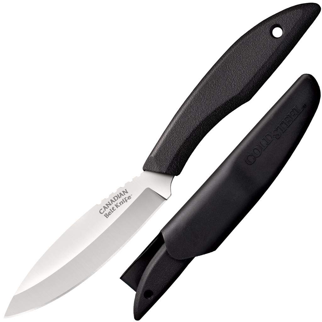 Cold Steel Men's 20CBL Canadian Belt Knife, Black, medium