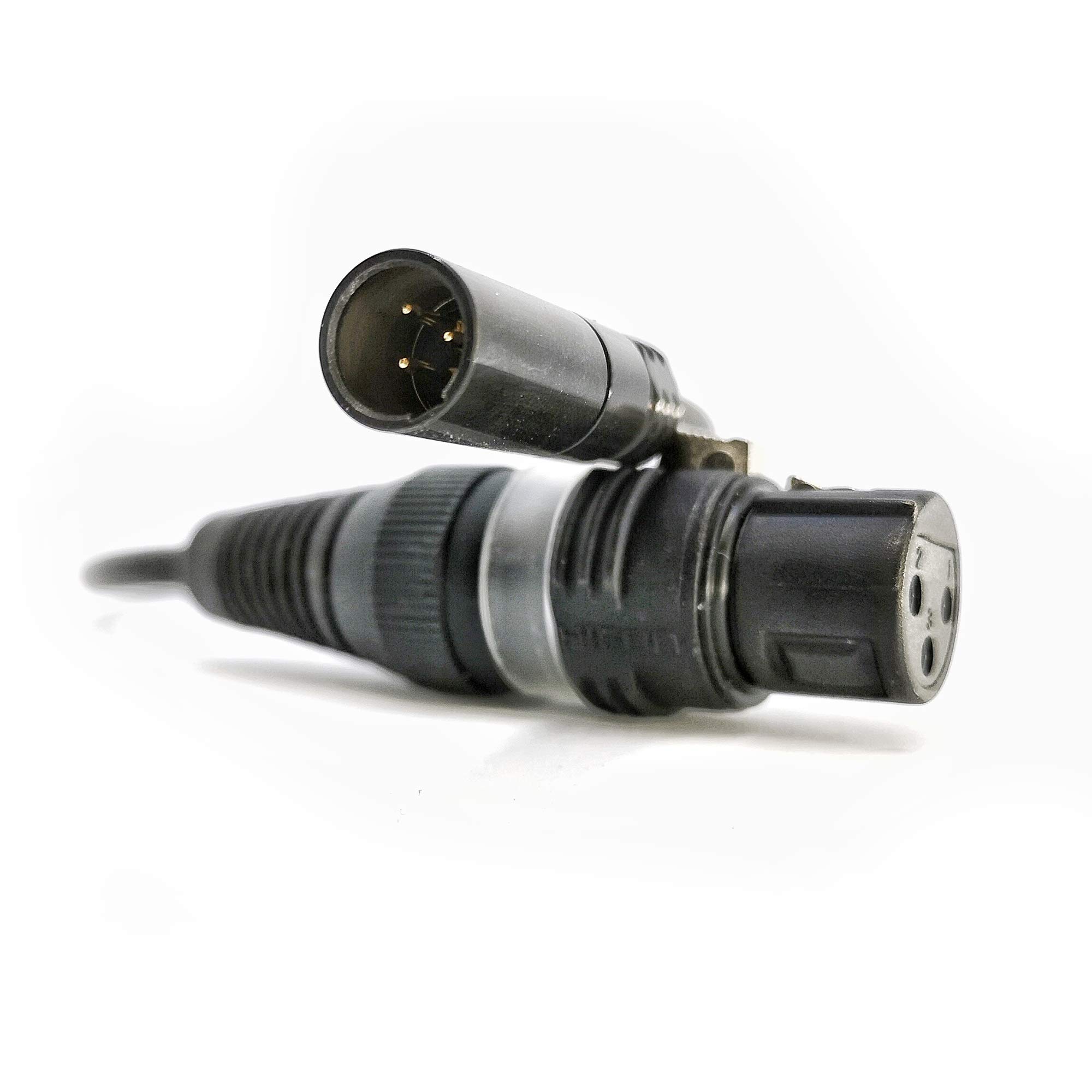 Selected Cable 30cm Mini -XLR male auf XLR female für Blackmagic 6K 4K BMPCC Audio- Mikrofonkabel - SC-AK-mXLR-XLR-0030-0,98ft