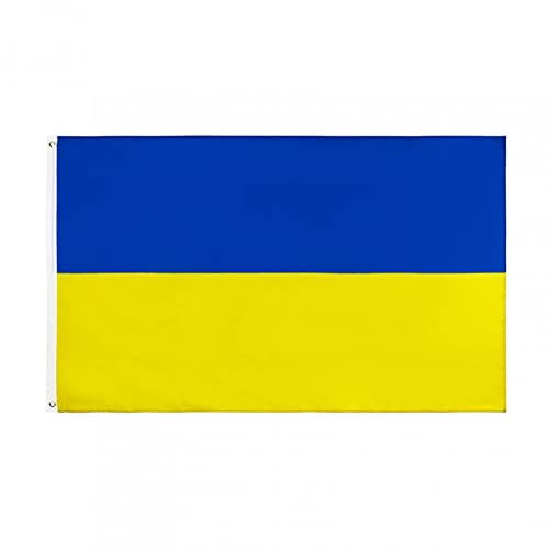 DELAIESI Ukraine Flagge 10 Stücke Set 90 x 150 cm Flag of Ukraine Ukraine Flag Ukrainian Flag Drapeau de l'Ukraine Drapeau d'Ukraine Flaga Ukrainy (48)